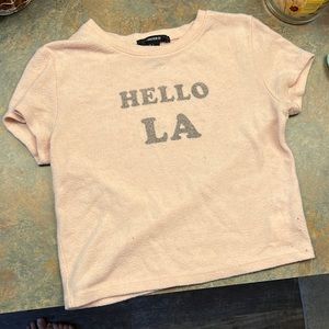 Forever 21 pink LA shirt